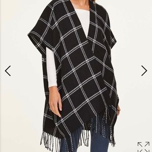 SOLD LOFT Plaid Scarf Wrap